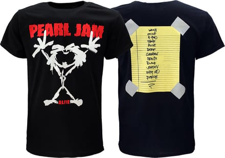 Pearl Jam Stickman T-Shirt - Officiële Merchandise - S