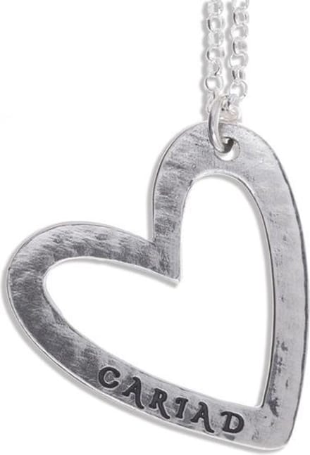 Cariad hart zilveren hanger , Hart zilveren hanger