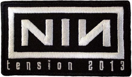 Nine Inch Nails - Tension 2013 Patch - Zwart/Wit