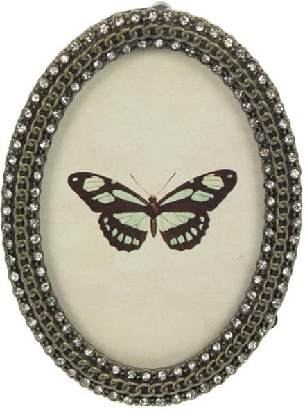 AL - Fotolijst - Ovaal - Strass - 6 x 9 cm