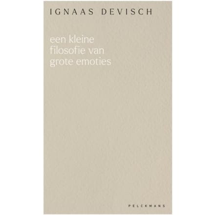 Een Kleine Filosofie Van Grote Emoties - Ignaas Devisch