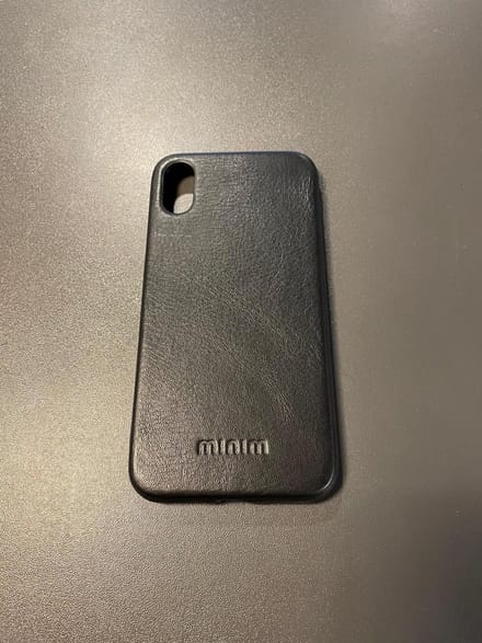 Minim Backcover zwart - iPhone X/XS