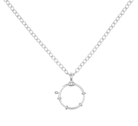 ARLIZI 1942 Ketting roer hanger - sterling zilver - 45 cm