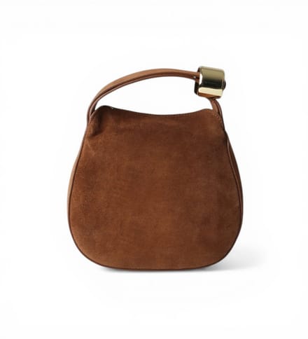 Semicouture Bruin suède mini Baily tasje