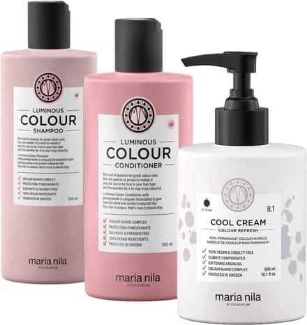 Maria Nila Luminous Colour Refresh Set - Cool Cream 8.1
