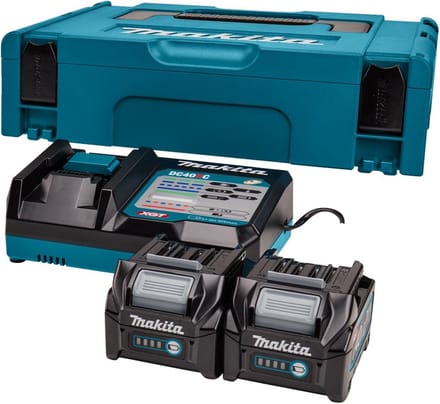 Makita Accu Starterset XGT DC40RC 2x BL4025 - 191V27-4