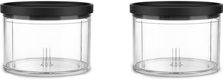 KitchenAid 5KTCRBA35 - Keukenmachine Accessoire - 2 kommen voor KitchenAi Go Hakmolen - 830 ML