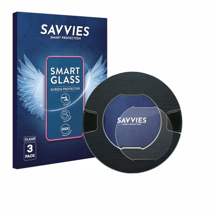 3 Stuks Savvies Screenprotector - geschikt voor OOONO P-DISC NO1 - beschermfolie glas transparant
