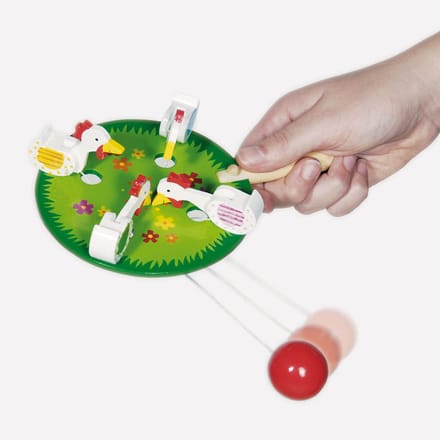 GOKI Spel - Pikkende Kippen - Hout