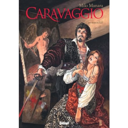 Met Degen En Palet - Caravaggio - Milo Manara