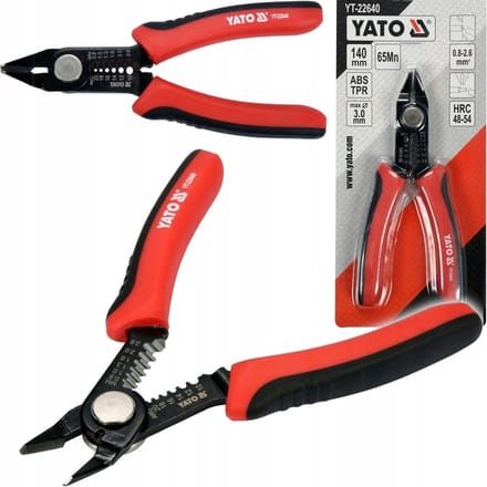 Yato Tang voor Isolatie en Kabelstrippen 140mm (0.8-2.6mm²)