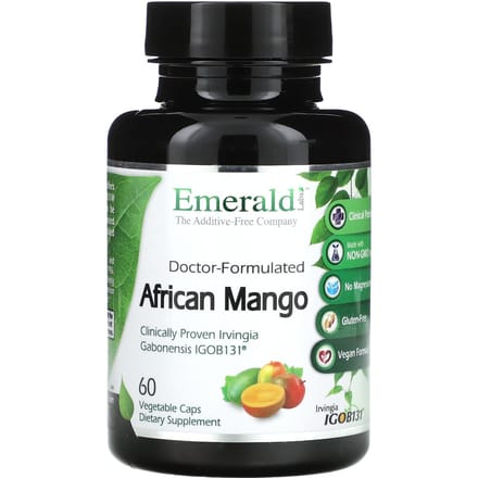 Emerald Laboratories, Afrikaanse Mango, 60 Plantaardige Capsules