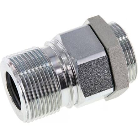 Stalen EDBRO Schroefkoppelingen G 3/4 inch Binnendraad Vaste Helft D 44.5 mm
