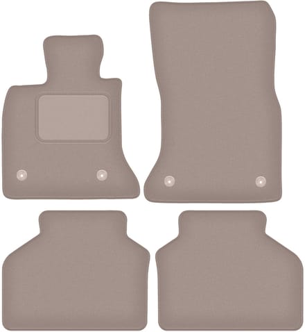 Beige veloursmatten voor: BMW GT F07 FL GT (2013-2018)