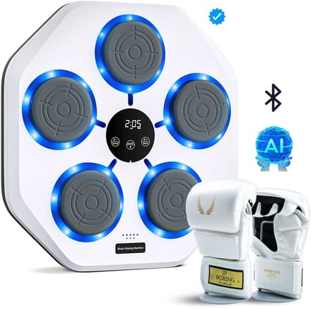 BEATBOKS® Machine - Boxing Machine - Music Boxing Machine - Boksmachine - Bokszak - Boksbal - Incl. bokshandschoenen