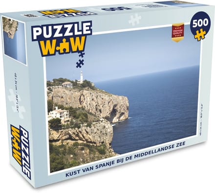 Puzzel Spanje - Zee - Kust - Legpuzzel - Puzzel 500 stukjes