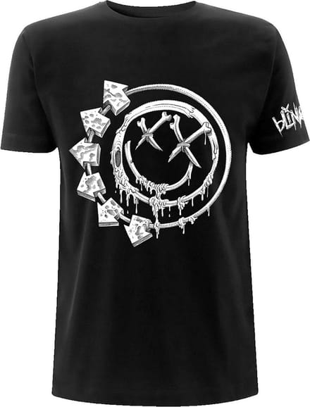 Blink182 - Bones Heren T-shirt - S - Zwart