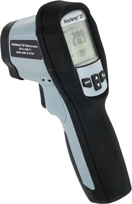 ETI - Hoge Temperatuur Infrarood Thermometer - -50 tot 1350 °C - Extra type-K sensoraansluiting - Raytemp 28