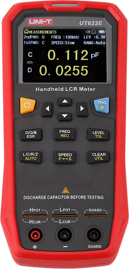 UNI-T UT622E Serie - Professionele LCR-meter - 100 kHz - TFT LCD