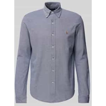 Regular fit vrijetijdsoverhemd met logostitching