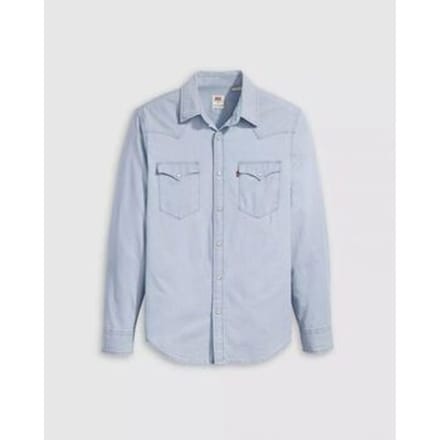 Overhemd Lange Mouw Levis 85745 0155 - CLASSIC WESTERN-EVERGREEN LT CHAMBRAY
