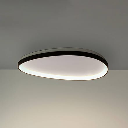 IDEAL LUX LED plafondlamp Gemini zwart 81 3000 K DALI/PUSH