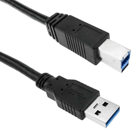 BeMatik - 2 m USB 3.0 AM naar BM SuperSpeed-kabel