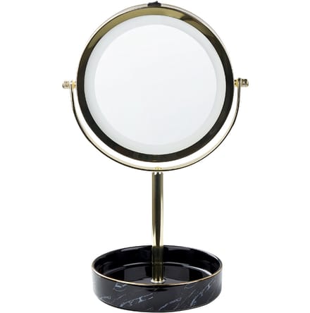SAVOIE - Make-up spiegel - Goud/Zwart - IJzer
