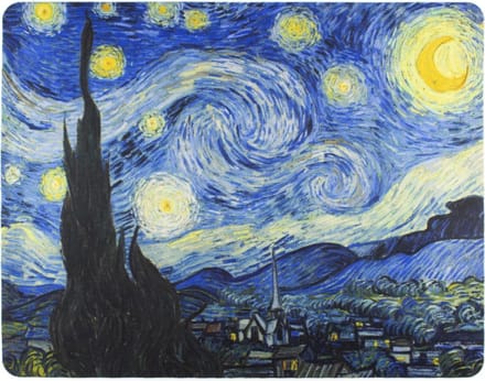 Muismat,  Van Gogh, Sterrennacht