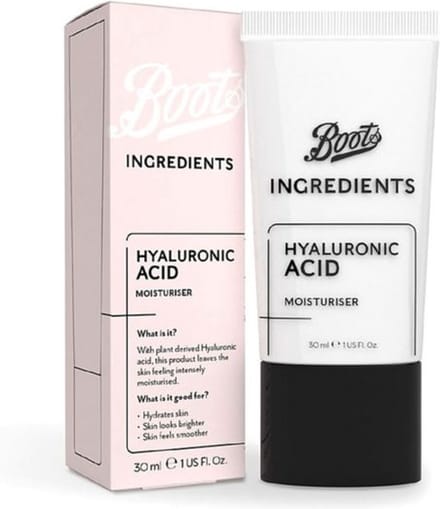Boots Ingredients Hyaluronic Acid Moisturiser