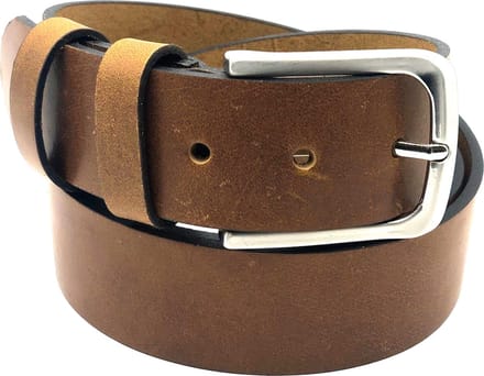 4 CM JEANS RIEM 356-3 COGNAC MAAT 115