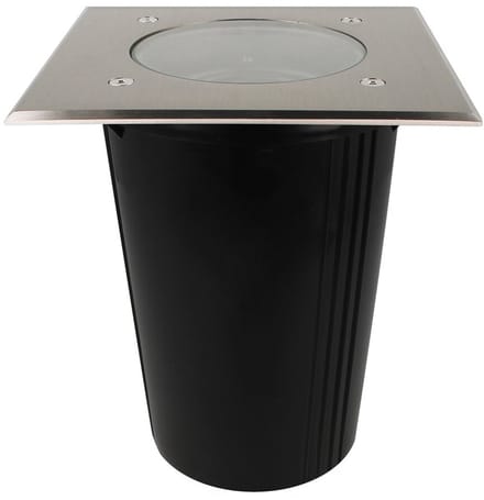 Grondspot Novus GU10 RVS IP67 vierkant kantelbaar