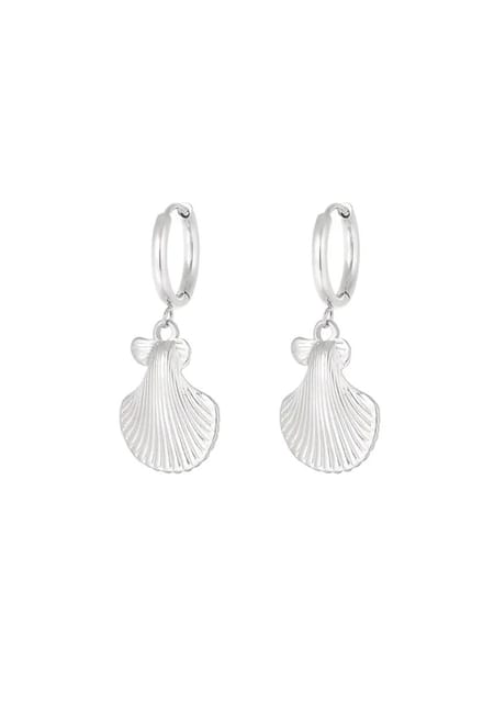 Yehwang Oorbellen shell story | Zilver
