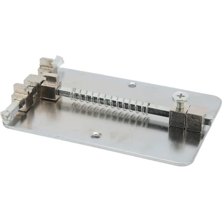 BES?001A Support de carte de circuit imprimé en acier inoxydable Fixation de maintenance de carte mère avec 3 réglables gray