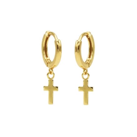 Karma hinged hoops symbool faith gold M1987HIN