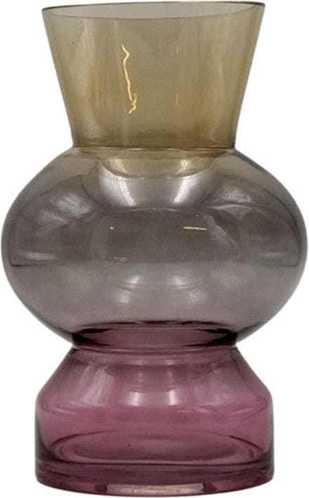 Rasteli Vaas Trioble Glas 3 kleuren D 15.5 cm H 24.5 cm