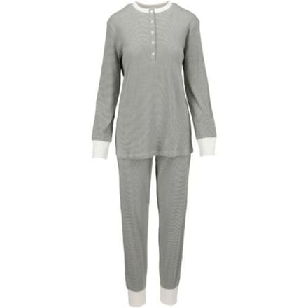 Katoenen dames pyjama olijfgroen Ringella - Groen - Maat - 42