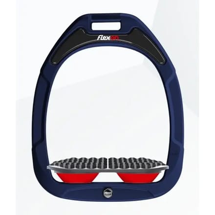 Endurance Stijgbeugels Marine/Grijs/Rood Flex-On Green Composite