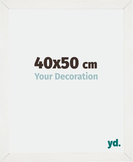 Your Decoration - Fotolijst 40x50 cm - MDF - Wit Geveegd - Mura