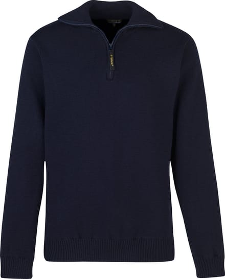 STØRVIK Augusta Schipperstrui Heren - Fijn Gebreid Acryl - Maat M - Donkerblauw
