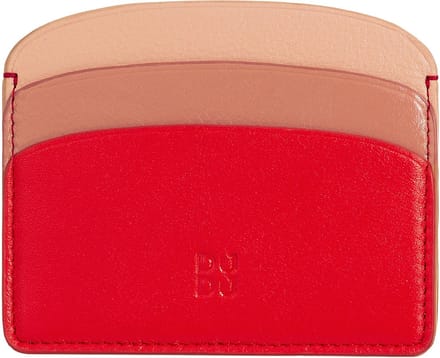 DuDu Boracay Kredietkaart etui Leer 10 cm - 4 Sleuven - flame red