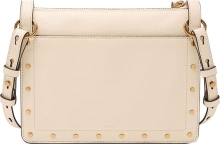 FOSSIL Leren schoudertas Taryn Crossbody Bag Vanilla crème