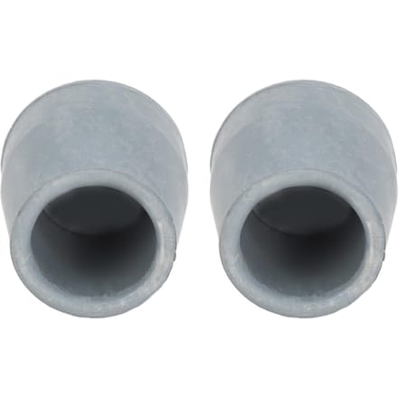 10 stuks Rubberen Krukdop Set Professionele Grijze Wandelstok Walker Dop Vervangingsaccessoire 1,1 Inch black