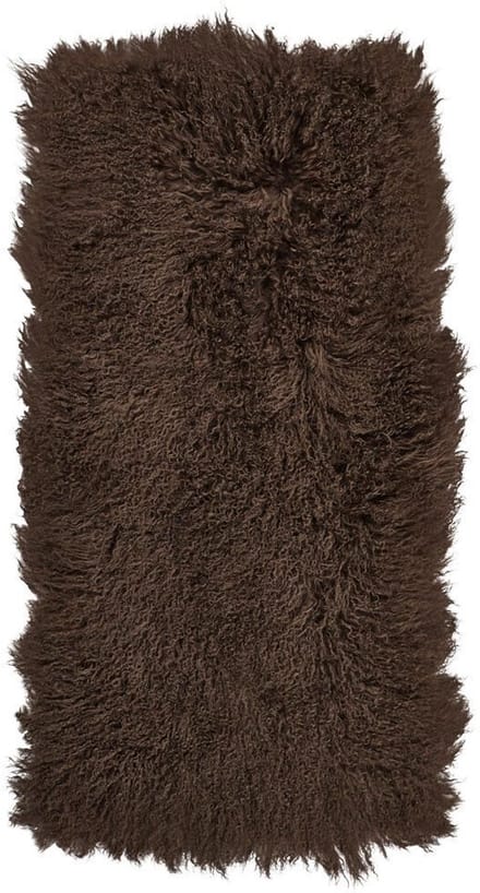 Sheepskin House - Plaid van Curly Schapenvacht - 60x120 cm