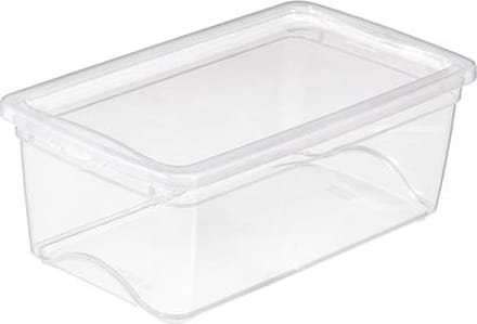 Sunware - Omega opbergbox 6L transparant - 33,7 x 19,4 x 12,6 cm