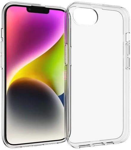 Casecentive Silicone Hoesje iPhone 16e Clear