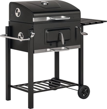 Outsunny - Houtskoolbarbecue - Metaal - 113L x 65B x 108H cm - Zwart