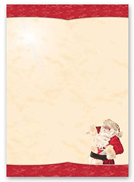 Kerst Motief Briefpapier - 250 Vellen DIN A4