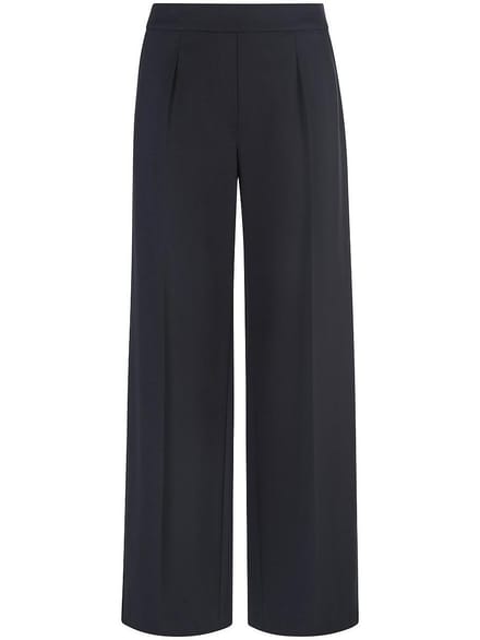 Straight Fit-jersey broek Van DAY.LIKE blauw