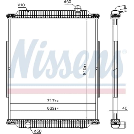 Radiator, motorkoeling NISSENS 637890